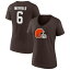 եʥƥ ǥ T ȥåץ Baker Mayfield Cleveland Browns Fanatics Branded Women's Player Icon Name &Number VNeck TShirt Brown