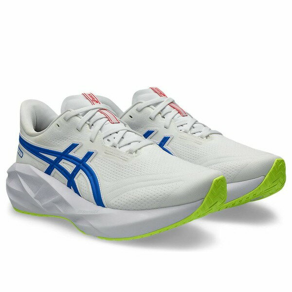 ASICS アシックス メンズ スニーカー WHITE/TUNA BLUE 【ASICS Novablast 5 ATC 'White Tuna Blue' 1011C137-100】 サイズ US_10.5(28.5cm)
