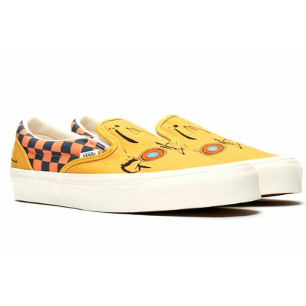 Vans バンズ メンズ スニーカー Yellow 【Vans Ralph Steadman x OG Classic Slip-On LX 'Gonzovationist' VN0A45JKVQO】 サイズ US_5(23.0cm)