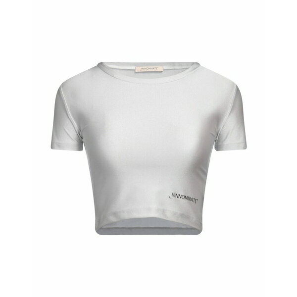 【送料無料】 ヒノミネイト レディース カットソー トップス T-shirts Light grey 1