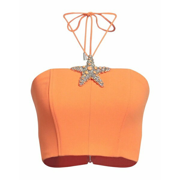 【送料無料】 デヴィッド コーマ レディース カットソー トップス Tops Orange