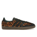 adidas アディダス レディース スニーカー 【adidas Samba OG Black Green Leopard (Women's)】 サイズ US_W_12 Core Black/Collegiate Green/Cream White(4)