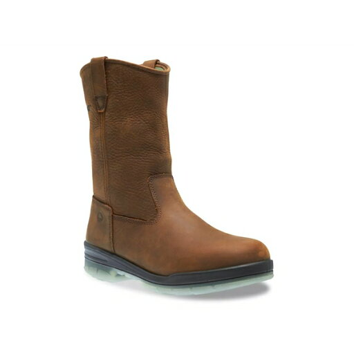 ウルヴァリン メンズ ブーツ シューズ Durashock Wellington Work Boot Dark Brown ウルヴァリン メンズ ブーツ シューズ Durashock Wellington Work Boot Dark Brown
