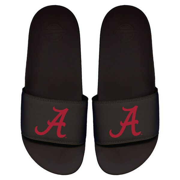 楽天astyアイスライド メンズ サンダル シューズ Alabama Crimson Tide ISlide Primary Logo Motto Slide Sandals Black