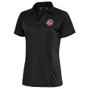 アンティグア レディース ポロシャツ トップス Motor City Cruise Antigua Women's Tribute Polo Charcoal