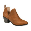 ジャーニーコレクション レディース ブーツ シューズ Women's Lola Cut Out Dress Booties Brown