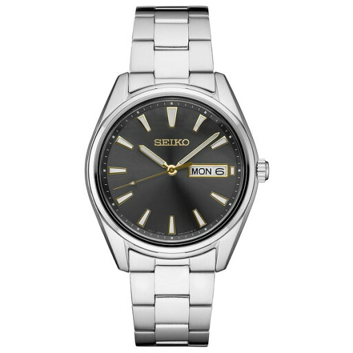セイコー レディース 腕時計 アクセサリー Men's Essential Stainless Steel Bracelet Watch 40.2mm Gray セイコー レディース 腕時計 アクセサリー Men's Essential Stainless Steel Bracelet Watch 40.2mm Gray