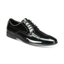 アルファニ メンズ ドレスシューズ シューズ Men's Warner Patent Lace-Up Oxfords, Created for Macy's B...