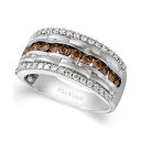 ルヴァン レディース リング アクセサリー Chocolatier® Men's Diamond Multi-Row Ring (1-1/3 ct. t...