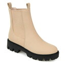 ジャーニーコレクション レディース ブーツ シューズ Women's Ivette Chelsea Lug Sole Bootie Tan