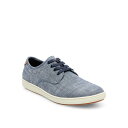 スティーブ マデン メンズ ドレスシューズ シューズ Men's Fenta Fashion Lace-Up Sneakers Blue Fabric