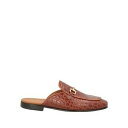 【送料無料】 ジーオーバーニー・コンティー メンズ サンダル シューズ Mules & Clogs Brown