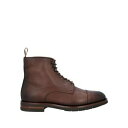 【送料無料】 サントーニ メンズ ブーツ シューズ Ankle boots Brown