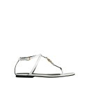 TRUSSARDI トラサルディ サンダル シューズ レディース Toe strap sandals White