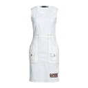 LOVE MOSCHINO ラブ モスキーノ ワンピース トップス レディース Short dresses White