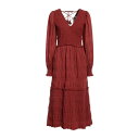 yz V[ fB[X s[X gbvX Midi dresses Rust