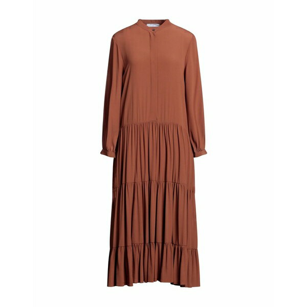 【送料無料】 ビートライス レディース ワンピース トップス Midi dresses Brown