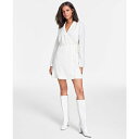 バースリー レディース ワンピース トップス Women 039 s Tuxedo Mini Dress, Created for Macy 039 s Winter Ivory