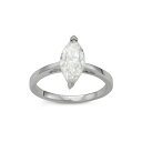 `[Y Ah Ro[h fB[X O ANZT[ Moissanite Marquise Solitaire Ring (1 3/4 ct. t.w. Diamond Equivalent) in Sterling Silver Sterling Silver