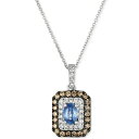 ルヴァン レディース ネックレス・チョーカー・ペンダントトップ アクセサリー Blueberry Sapphire (3/8 ct. t.w.) & Diamond (1/2 ct...