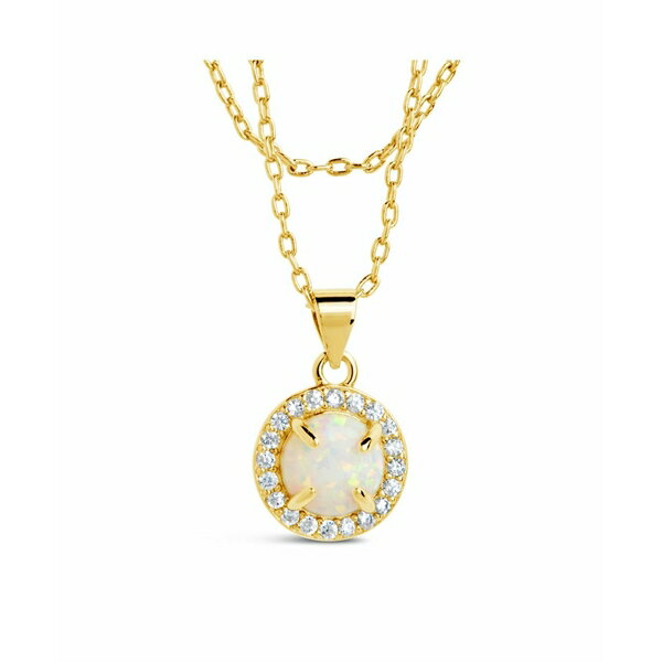 X^[OtH[Go[ fB[X lbNXE`[J[Ey_ggbv ANZT[ Cubic Zirconia Mother of Pearl Fabienne Layered Necklace Gold