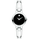 モバド モバド レディース 腕時計 アクセサリー Women's Swiss Amorosa Stainless Steel Bangle Bracelet Watch 24mm Black