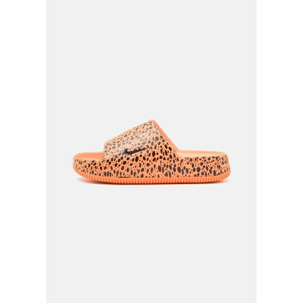 ナイキ レディース サンダル シューズ CALM SLIDE UNISEX - Pool slides - total orange/dark obsidian