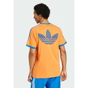 アディダスオリジナルス メンズ Tシャツ トップス Print T-shirt - solar orange(4)