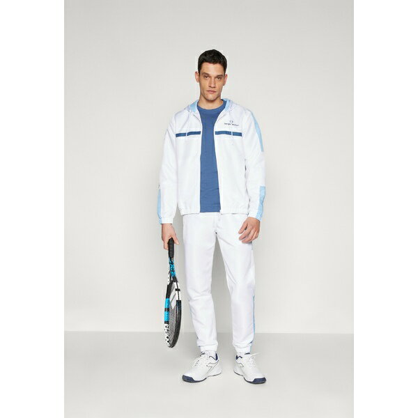 セルジオ・タッキーニ メンズ カジュアルパンツ ボトムス PRANNIE TRACK JACKET - Training jacket - white/blue bell