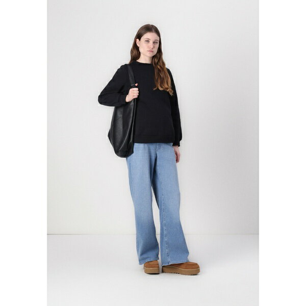 アンナ フィールド ママ レディース パーカー・スウェットシャツ アウター MATERNITY BASIC OVERSIZED 2 PACK - Sweatshirt - true black / grey