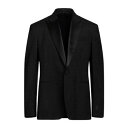 【送料無料】 ヴェルサーチ メンズ ジャケット&ブルゾン アウター Blazers Black