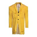 【送料無料】 リックオウエンス メンズ ジャケット&ブルゾン アウター Blazers Yellow