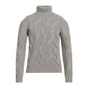 【送料無料】 バルバナポリ メンズ ニット&セーター アウター Turtlenecks Grey