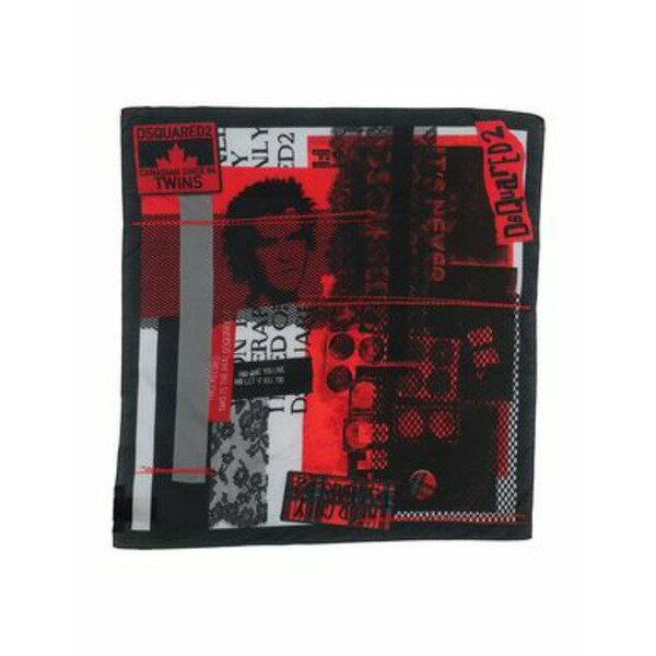 【送料無料】 ディースクエアード メンズ マフラー・ストール・スカーフ アクセサリー Scarves Black
