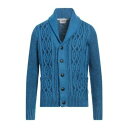 【送料無料】 ヴェルナ メンズ カーディガン アウター Cardigans Azure