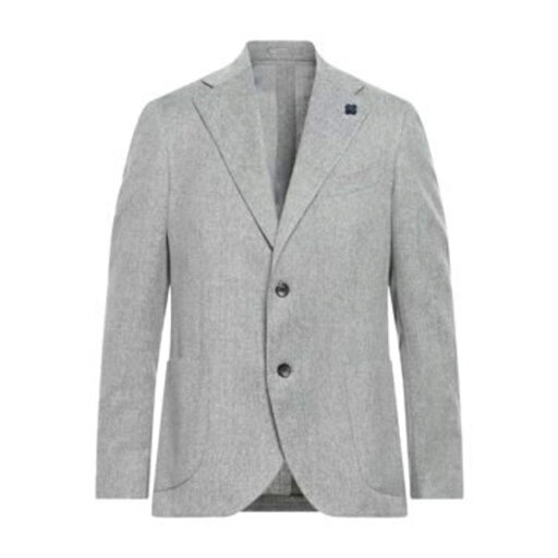 【送料無料】 ラルディーニ メンズ ジャケット&ブルゾン アウター Blazers Grey 【送料無料】 ラルディーニ メンズ ジャケット&ブルゾン アウター Blazers Grey