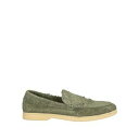 【送料無料】 ボエモス メンズ スリッポン・ローファー シューズ Loafers Green