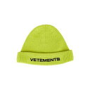 【送料無料】 ヴェトモン メンズ 帽子 アクセサリー Hats Green