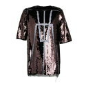 【送料無料】 リックオウエンス メンズ Tシャツ トップス T-shirts Black