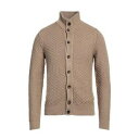 【送料無料】 ザノーネ メンズ カーディガン アウター Cardigans Beige