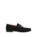 【送料無料】 サントーニ メンズ スリッポン・ローファー シューズ Loafers Black