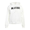 【送料無料】 マルニ メンズ パーカー・スウェットシャツ アウター Sweatshirts White