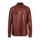【送料無料】 リックオウエンス メンズ シャツ トップス Shirts Brown