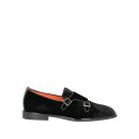【送料無料】 サントーニ メンズ スリッポン・ローファー シューズ Loafers Black