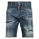 【送料無料】 ディースクエアード メンズ デニムパンツ ボトムス Denim shorts Blue