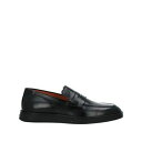 【送料無料】 サントーニ メンズ スリッポン・ローファー シューズ Loafers Black