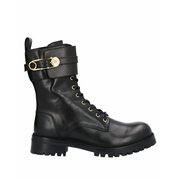 【送料無料】 ヴェルサーチ レディース ブーツ シューズ Ankle boots Black