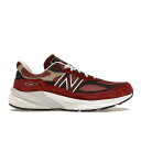 New Balance ニューバランス メンズ スニーカー 【New Balance 990v6 MiUSA Teddy Santis Burgundy Tan】 サイズ US_11.5(29.5cm) Burgundy/Tan