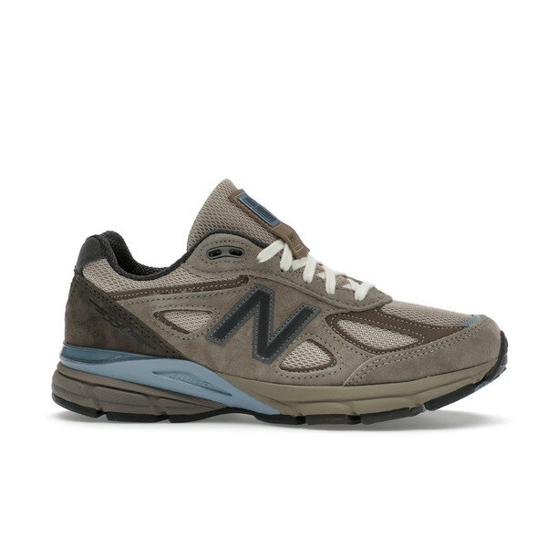 New Balance ニューバランス メンズ スニーカー 【New Balance 990v4 MiUSA Auralee Grey】 サイズ US_M_4.5 Grey/White/Blue