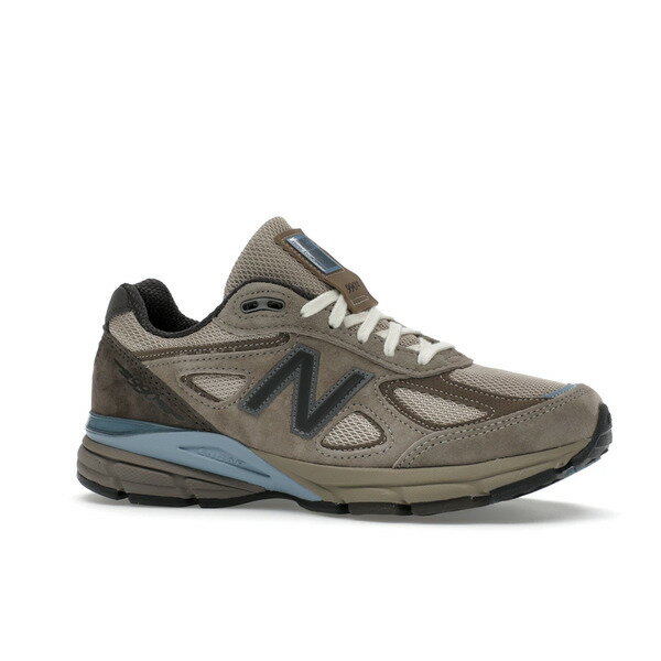 New Balance ニューバランス メンズ スニーカー 【New Balance 990v4 MiUSA Auralee Grey】 サイズ US_M_4.5 Grey/White/Blue